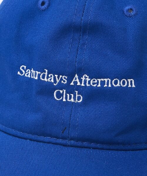 ABAHOUSE / アバハウス ハット | 【Saturdays Afternoon Club】 刺繍キャップ【予約】 | 詳細3