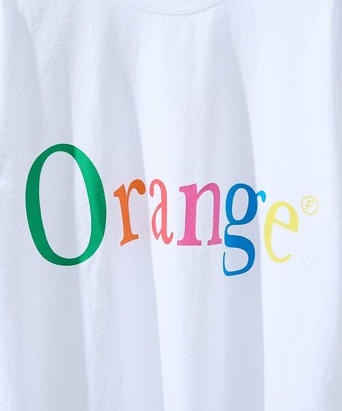 ABAHOUSE / アバハウス Tシャツ | 【byeA. / バイエー】NOT APPLE TEE ORANGE / ノット | 詳細6
