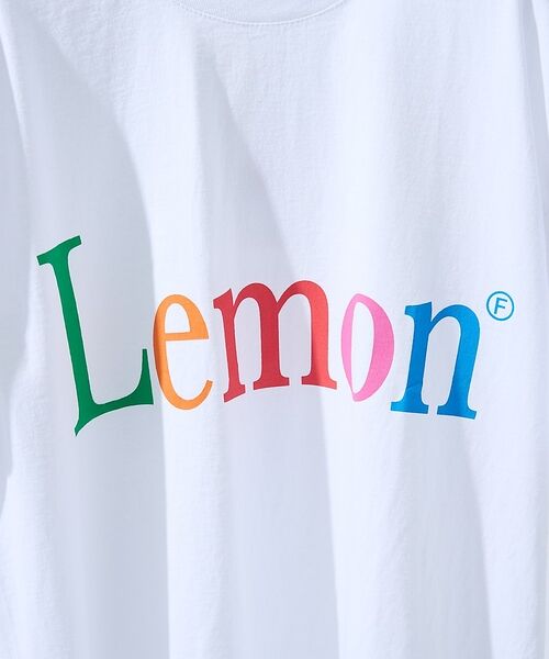 ABAHOUSE / アバハウス Tシャツ | 【byeA. / バイエー】NOT APPLE TEE LEMON / ノットア | 詳細6