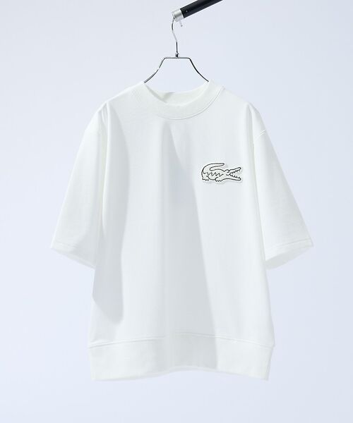 ABAHOUSE / アバハウス Tシャツ | 【LACOSTE / ラコステ】オーバーサイズクロックエンブレムスウェットTシャ | 詳細1