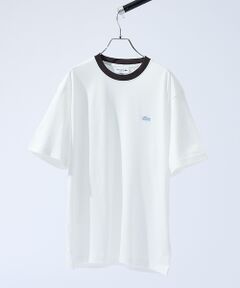 ABAHOUSE / アバハウス Tシャツ | 【LACOSTE / ラコステ】RIB TEE SHIRT / 配色ネックリブT