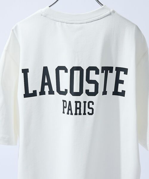 ABAHOUSE / アバハウス Tシャツ | 【LACOSTE / ラコステ】BACK PRINT BASIC TEE / バ | 詳細6