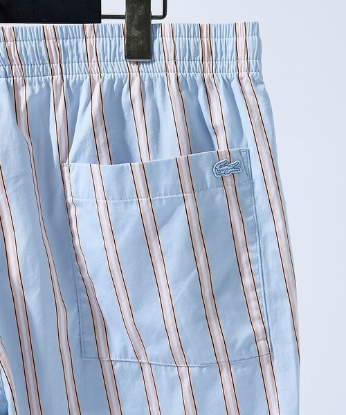 ABAHOUSE / アバハウス ショート・ハーフ・半端丈パンツ | 【LACOSTE / ラコステ】MULTI STRIPE POPLIN SHOR | 詳細6