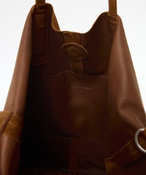 ABAHOUSE / アバハウス トートバッグ | 【Morphee / モルフェ】3WAY LARGE TOTE OIL SUED | 詳細9