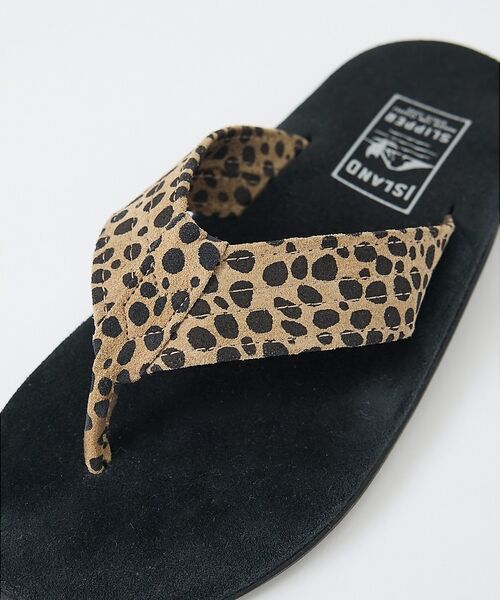 ABAHOUSE / アバハウス サンダル | 【ISLAND SLIPPER / アイランドスリッパ】LEOPARD SAND | 詳細11