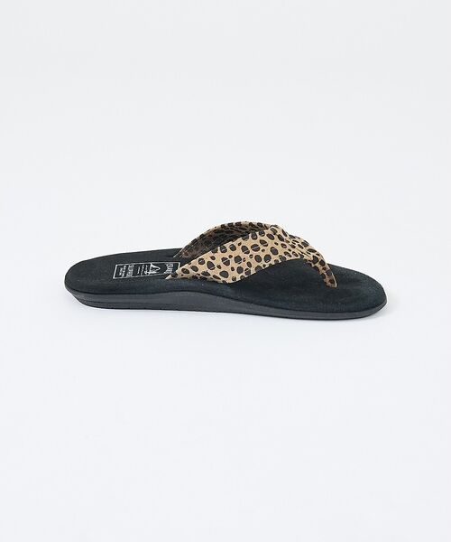 ABAHOUSE / アバハウス サンダル | 【ISLAND SLIPPER / アイランドスリッパ】LEOPARD SAND | 詳細3