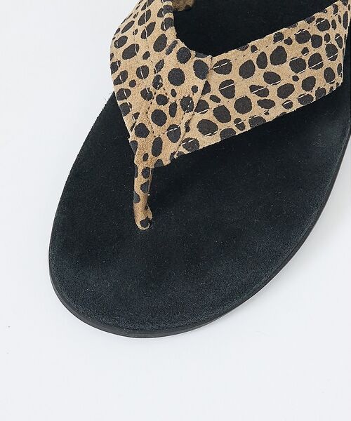 ABAHOUSE / アバハウス サンダル | 【ISLAND SLIPPER / アイランドスリッパ】LEOPARD SAND | 詳細6