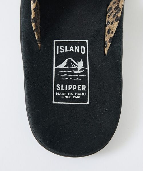 ABAHOUSE / アバハウス サンダル | 【ISLAND SLIPPER / アイランドスリッパ】LEOPARD SAND | 詳細8