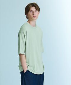 ABAHOUSE / アバハウス Tシャツ | 【接触冷感】 サマーニットTシャツ / オーバーサイズ