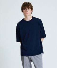 ABAHOUSE / アバハウス Tシャツ | 【接触冷感】 サマーニットTシャツ / オーバーサイズ
