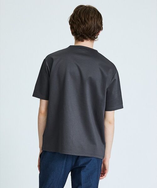 ABAHOUSE / アバハウス Tシャツ | 【近藤紡績所】ARMONICOS クルーネックTシャツ / 半永久光沢 | 詳細6