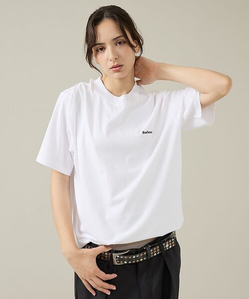 ABAHOUSE / アバハウス Tシャツ | 【Barbour/バブアー】 DALTON LOGO OS T-SHIRT/ダル | 詳細3
