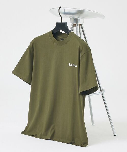 ABAHOUSE / アバハウス Tシャツ | 【Barbour / バブアー】 MTS1611 CAMBER T/ワンポイント | 詳細4