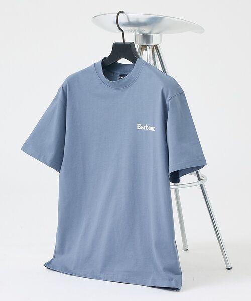 ABAHOUSE / アバハウス Tシャツ | 【Barbour / バブアー】 MTS1611 CAMBER T/ワンポイント | 詳細7