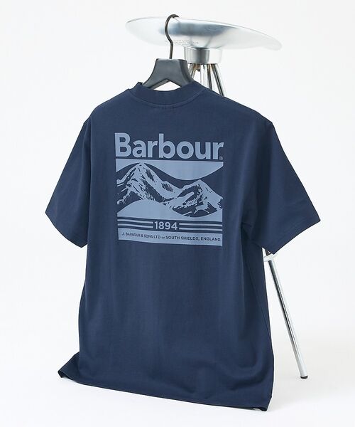 ABAHOUSE / アバハウス Tシャツ | 【Barbour / バブアー】 MTS1611 CAMBER T/ワンポイント（ネイビー）