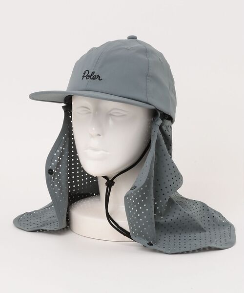 ABAHOUSE / アバハウス ハット | 【POLeR/ポーラー】OVER SUNGUARD FLOPPY CAP / オ（グレー）