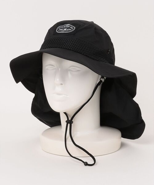ABAHOUSE / アバハウス ハット | 【POLeR/ポーラー】2WAY DRAW+SUNGUARD BRIM HAT（ブラック）