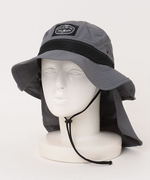 ABAHOUSE / アバハウス ハット | 【POLeR/ポーラー】2WAY DRAW+SUNGUARD BRIM HAT（グレー）