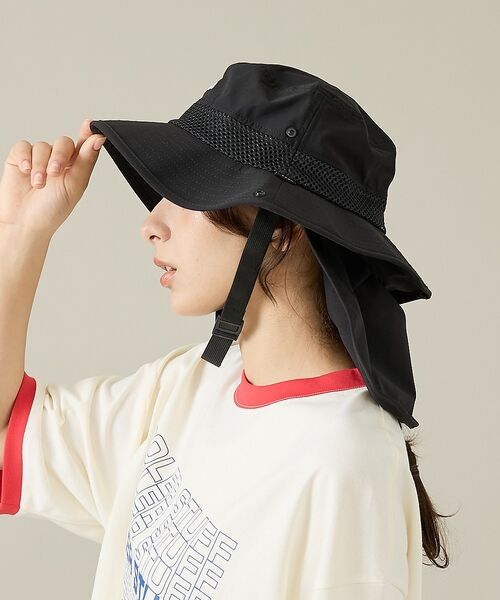 ABAHOUSE / アバハウス ハット | 【POLeR/ポーラー】SUNGUARD SURF HAT/サンガード付ハット | 詳細2