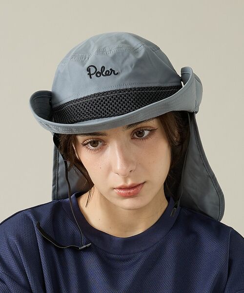 ABAHOUSE / アバハウス ハット | 【POLeR/ポーラー】SUNGUARD SURF HAT/サンガード付ハット | 詳細24