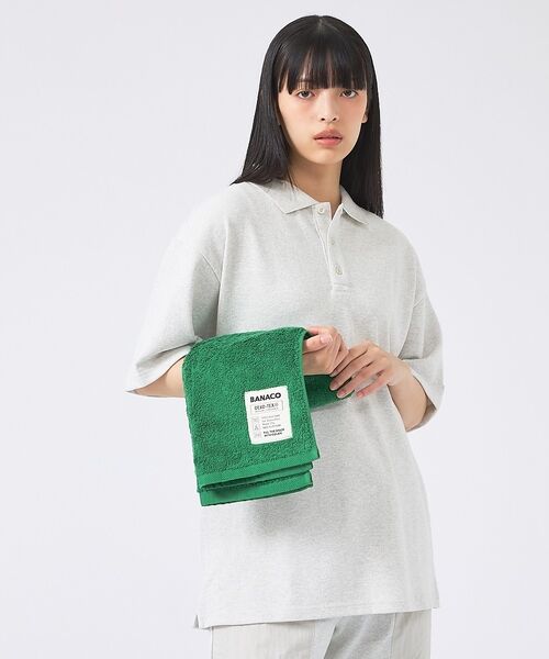 ABAHOUSE / アバハウス タオル | 【BANACO / バナコ】ROUCO COLOR TOWEL / ルーコカラー（グリーン）