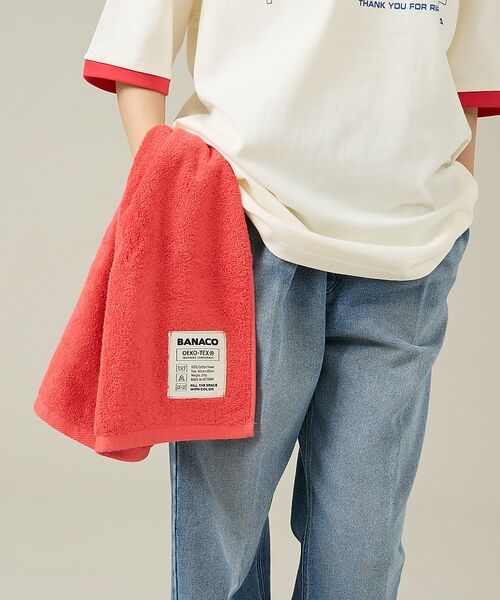 ABAHOUSE / アバハウス タオル | 【BANACO / バナコ】ROUCO COLOR TOWEL / ルーコカラー（レッド）