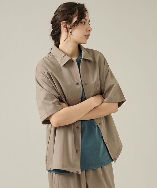 ABAHOUSE / アバハウス Tシャツ | 【JEMORGAN / ジェーイーモーガン】Air Fiber Coach Sh（ベージュ）