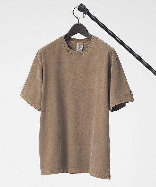 ABAHOUSE / アバハウス Tシャツ | 【JEMORGAN / ジェーイーモーガン】16/-天竺ピグメント半袖Tシャツ/（ブラウン）