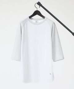 ABAHOUSE / アバハウス Tシャツ | 【JEMORGAN /ジェーイーモーガン 】ワッフルラグランスリーブ７分袖Tシャ