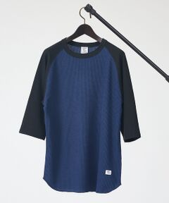 ABAHOUSE / アバハウス Tシャツ | 【JEMORGAN /ジェーイーモーガン 】ワッフルラグランスリーブ７分袖Tシャ