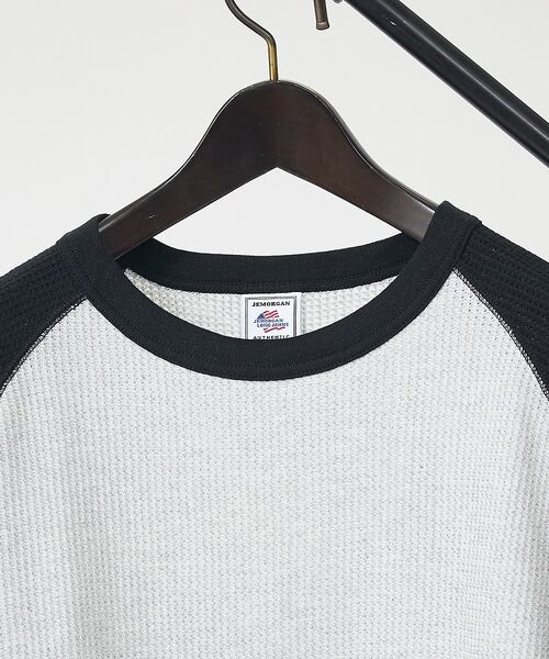 ABAHOUSE / アバハウス Tシャツ | 【JEMORGAN /ジェーイーモーガン 】ワッフルラグランスリーブ７分袖Tシャ | 詳細5