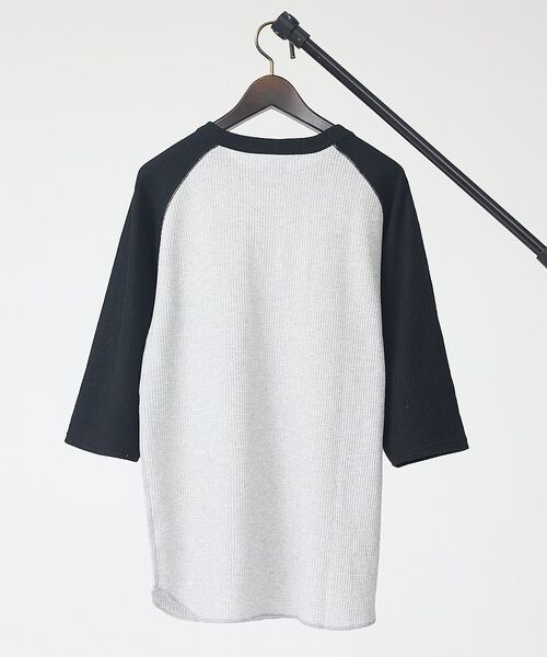 ABAHOUSE / アバハウス Tシャツ | 【JEMORGAN /ジェーイーモーガン 】ワッフルラグランスリーブ７分袖Tシャ | 詳細21