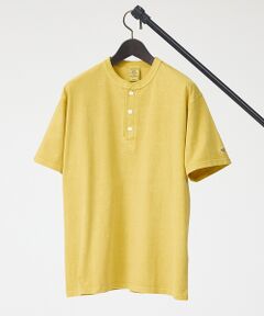 ABAHOUSE / アバハウス Tシャツ | 【JEMORGAN / ジェーイーモーガン】ピグメント半袖ヘンリーネックtシャツ