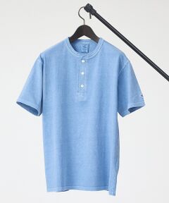 ABAHOUSE / アバハウス Tシャツ | 【JEMORGAN / ジェーイーモーガン】ピグメント半袖ヘンリーネックtシャツ