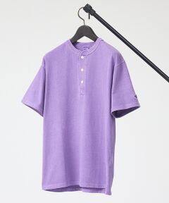 ABAHOUSE / アバハウス Tシャツ | 【JEMORGAN / ジェーイーモーガン】ピグメント半袖ヘンリーネックtシャツ