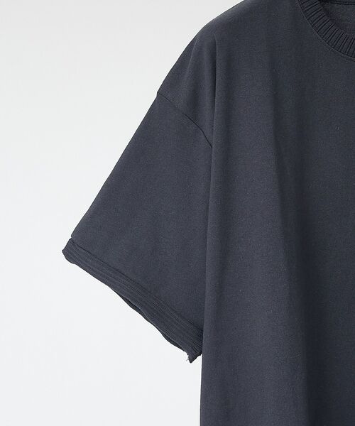 ABAHOUSE / アバハウス Tシャツ | 【JEMORGAN / ジェーイーモーガン】 天竺カットオフリブ半袖Ｔシャツ/ユ | 詳細6