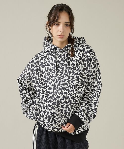 ABAHOUSE / アバハウス パーカー | 【ELEY KISHIMOTO×FILA】イーリーキシモト×フィラ スウェットフ（ブラック）