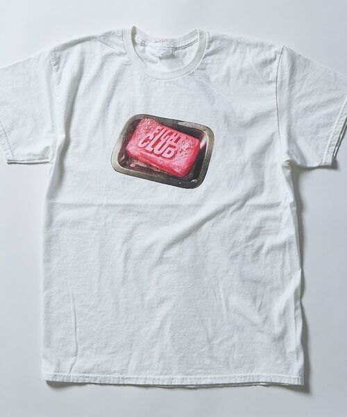 ABAHOUSE / アバハウス Tシャツ | 【JACKSON MATISSE/ジャクソンマティス】 ファイトクラブ / Tシ（ホワイト）