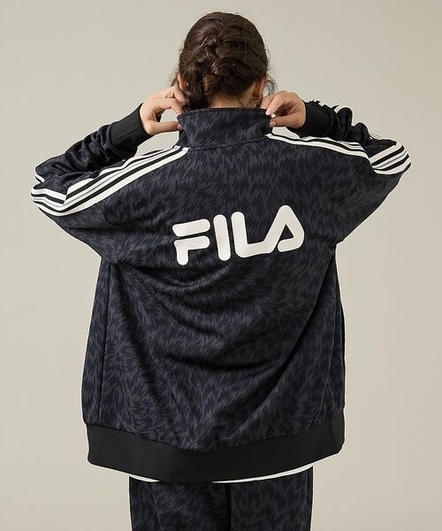ABAHOUSE / アバハウス ブルゾン | 【ELEY KISHIMOTO×FILA】イーリーキシモト×フィラ トラックトッ（ブラック）