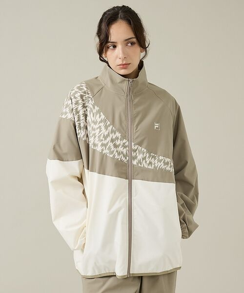 ABAHOUSE / アバハウス ブルゾン | 【ELEY KISHIMOTO×FILA】イーリーキシモト×フィラ トラックジャ（カーキ）