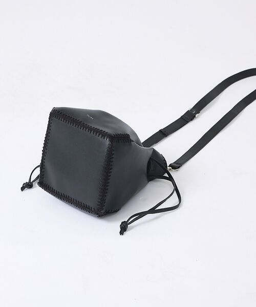 ABAHOUSE / アバハウス ショルダーバッグ | 【YArKA/ヤーカ】real leather knit embroidery | 詳細9