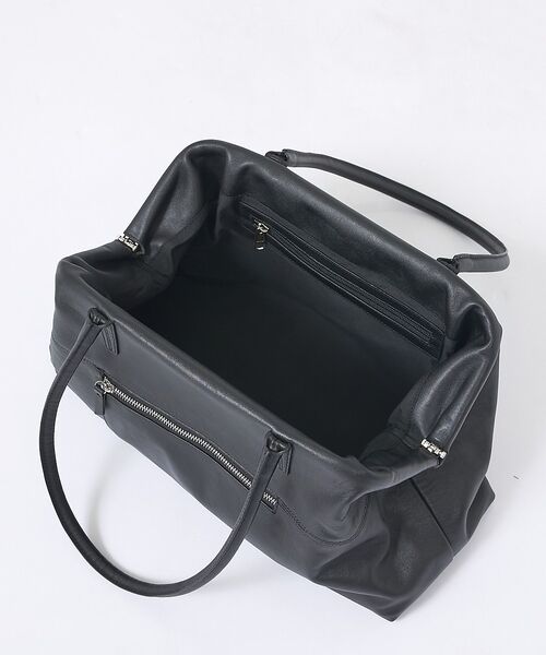 ABAHOUSE / アバハウス ボストンバッグ | 【YArKA/ヤーカ】 real leather long frame soft | 詳細10