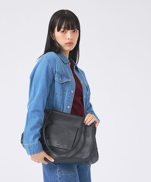 ABAHOUSE / アバハウス ボストンバッグ | 【YArKA/ヤーカ】 real leather long frame soft | 詳細7
