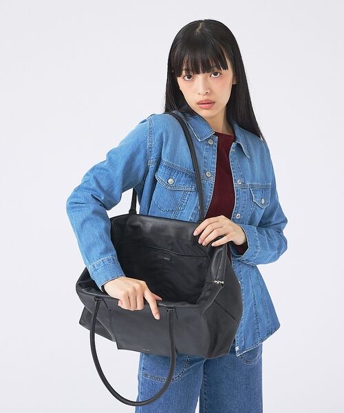 ABAHOUSE / アバハウス ボストンバッグ | 【YArKA/ヤーカ】 real leather long frame soft | 詳細9