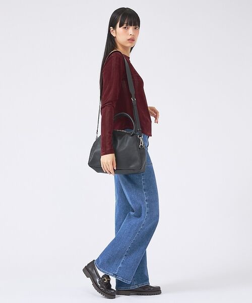 ABAHOUSE / アバハウス ボストンバッグ | 【YArKA/ヤーカ】real leather sharp & soft mix | 詳細2