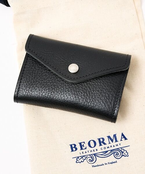 ABAHOUSE / アバハウス キーケース | 【BEORMA/ベオーマ】三つ折りキーケース/財布  S0123【予約】（ブラック）