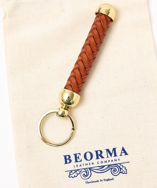 ABAHOUSE / アバハウス キーホルダー・ストラップ | 【BEORMA/ベオーマ】レザーキーフォブ/キーホルダーP0094【予約】（キャメル）