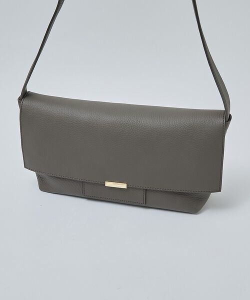 ABAHOUSE / アバハウス ショルダーバッグ | 【UNISEX】NATURAL SHRINK LEATHER - SHOULDE | 詳細3
