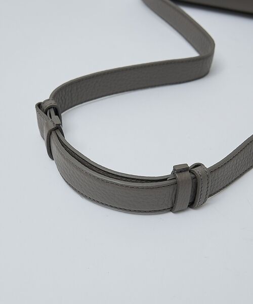 ABAHOUSE / アバハウス ショルダーバッグ | 【UNISEX】NATURAL SHRINK LEATHER - SHOULDE | 詳細7