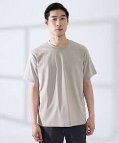ABAHOUSE / アバハウス Tシャツ | 【SMART CLOSET】シルケット天竺 クルーネック 半袖Tシャツ / 接触